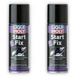 2x Starthilfespray LIQUI MOLY 1085 Start Fix 2+4 Takt Fahrzeuge Schiff Geräte 200ml