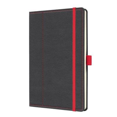 SIGEL CO695 Notizbuch Conceptum, ca. A5, dotted, Hardcover, grau/rot