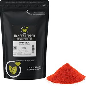 Hanse&Pepper Paprika Premium Qualität, geräuchert, gemahlen, im wiederverschließbaren Beutel, 250 g