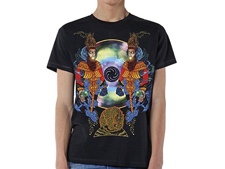 T-Shirt # L Black Unisex # Crack The Skye