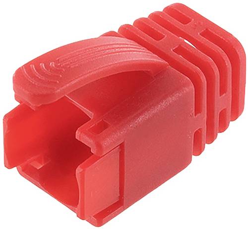 Econ connect Knickschutz für Cat.8 Stecker rot KSC8RT Knickschutztülle Rot