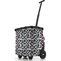 Carrycruiser Einkaufstrolley, grau, Leopardenmuster