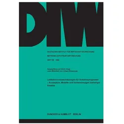 Leitdatenvorausschätzungen für Verkehrsprognosen -, Fachbücher von Ulrich Voigt, Herwig Birg