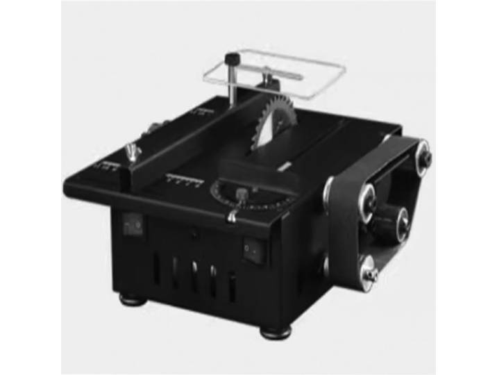 Mini scie d'établi de table et ponceuse à bande, vitesse variable, scie circulaire, ponceuse pour bois