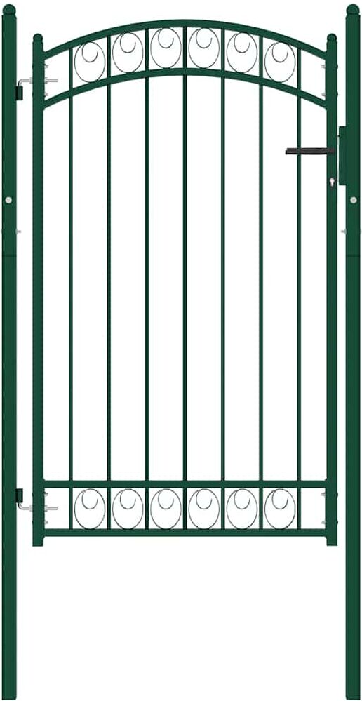 vidaXL Portails de clôture EMMEN 104 x 106 cm Verrouillable