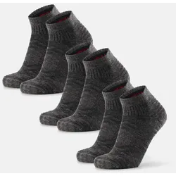 LIGHT WANDER KURZSOCKEN - 3-Pack - Grau - 43-47