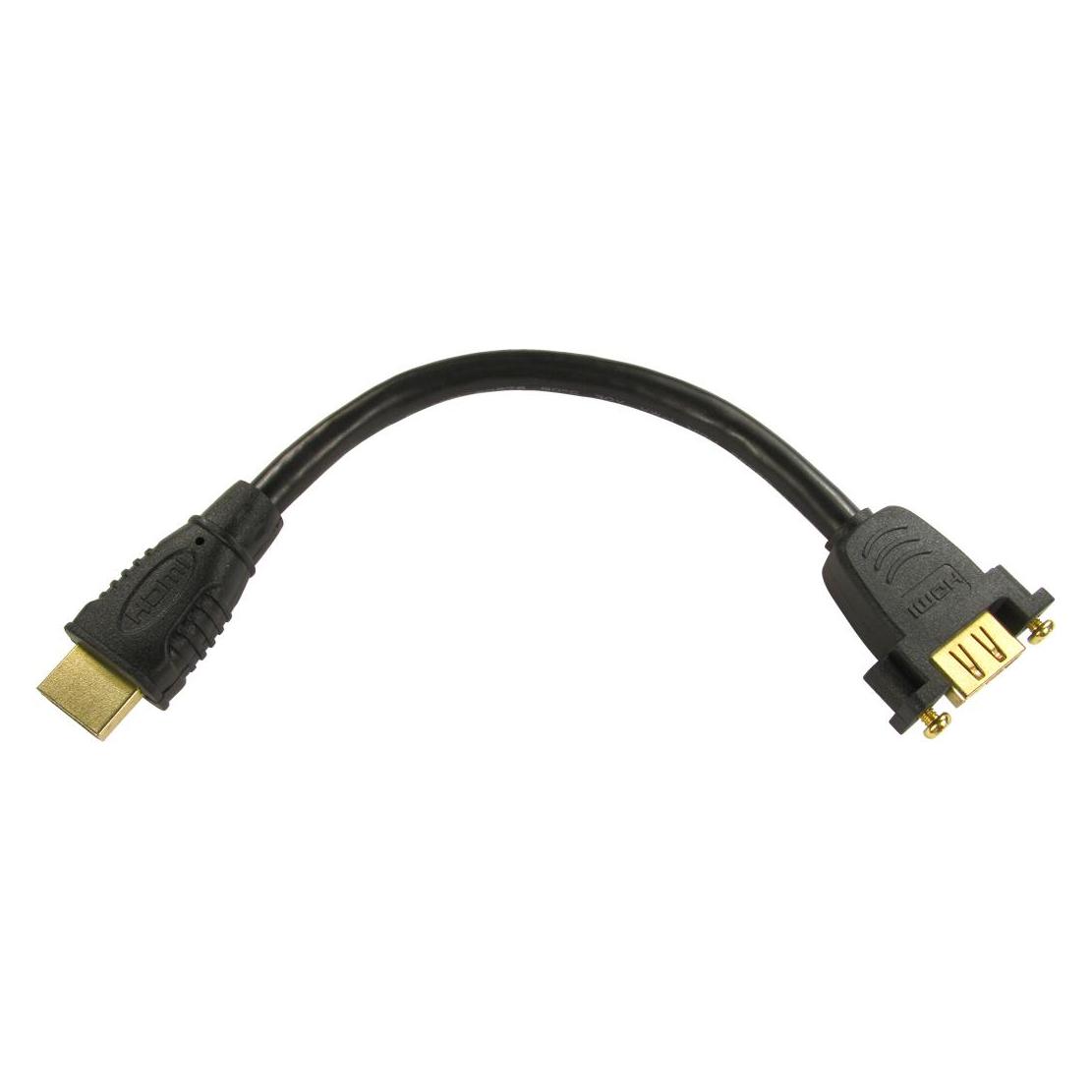 Cables Direct CDL HDMI Stub M-F (0.17 m) (HDMI-STUB01M)