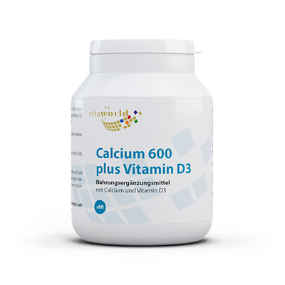 Vita World GmbH CALCIUM 600 plus D3 Tabletten 60 St 09424776