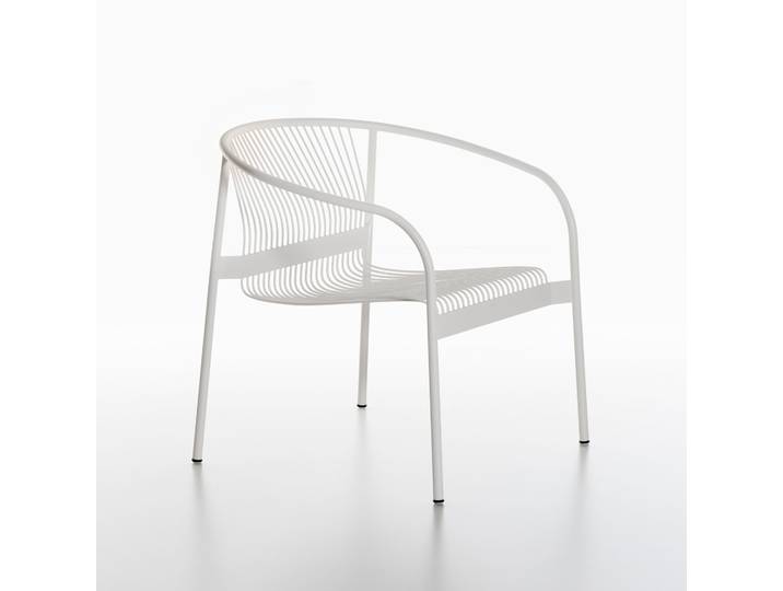 Outdoor Loungstühle Plank Velit Weiss mit Fixarmlehnen, Neu – Perfekt für Büro und Empfang