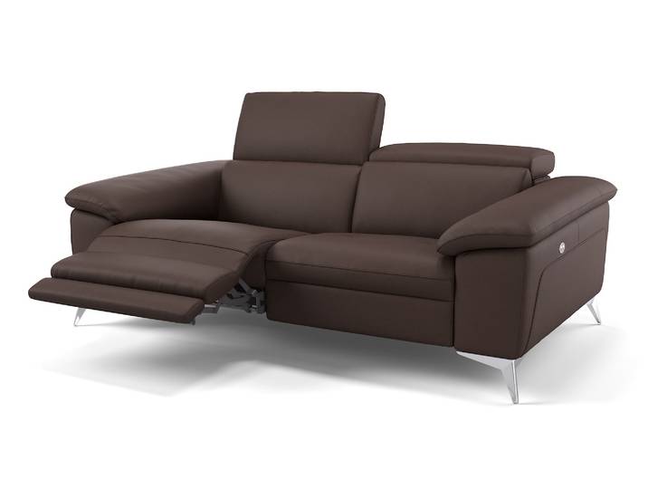 Leder 2-Sitzer Ledercouch italienisch STELLA