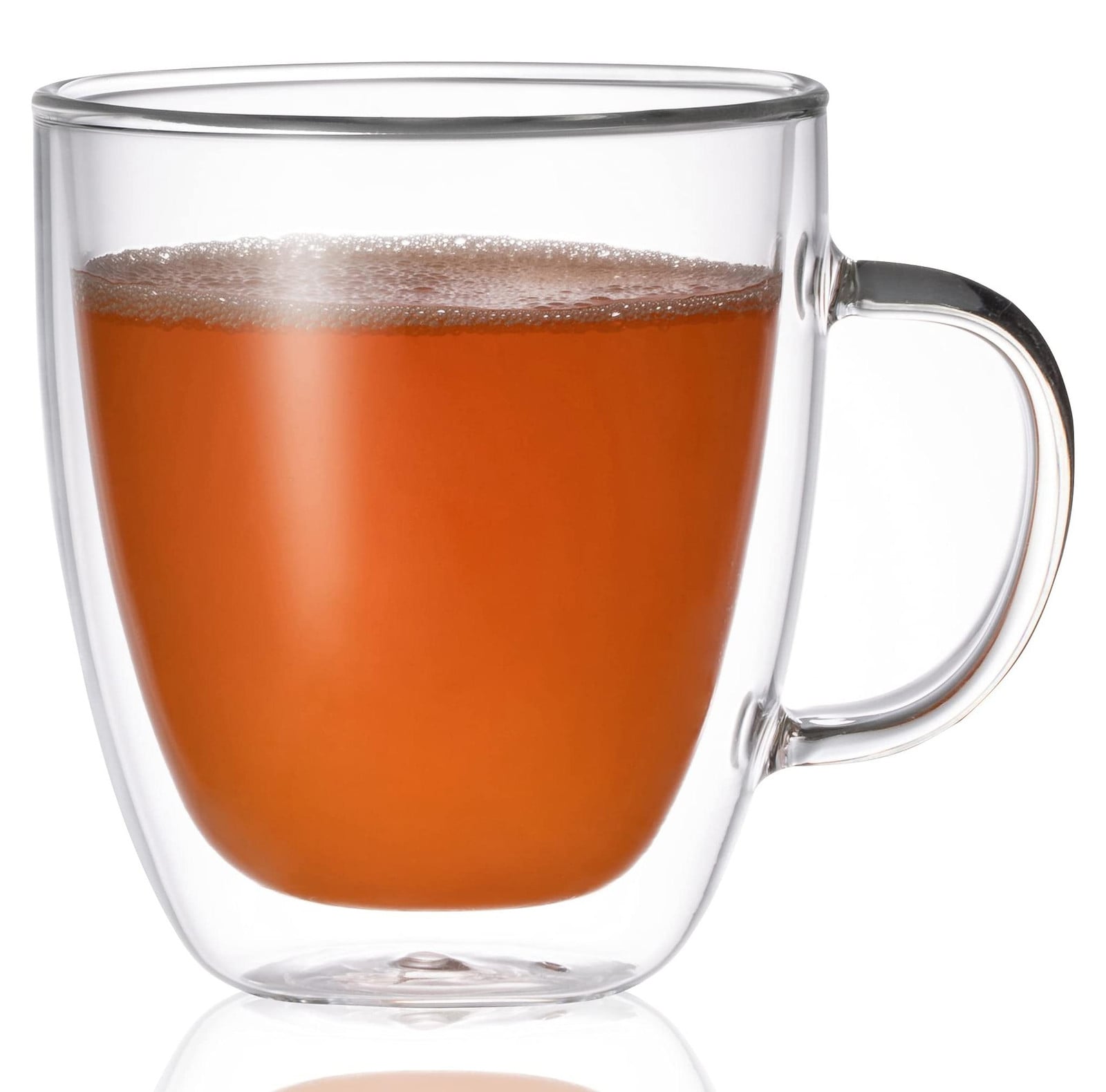 Dripio Dubbelwandige Koffiemug van Borosilicaatglas, 560 ml, Transparant