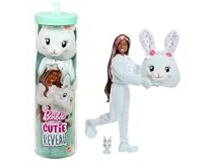 Barbie Poupée Cutie Reveal & accessoires, série Bunny