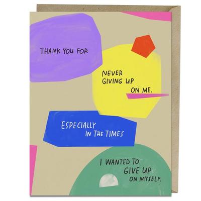6-Pack Em & Friends Never Giving Up Card, Taschenbuch von Em & Friends, Abrams & Chronicle, 978-1-64246-498-6