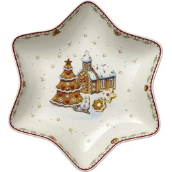 Winter Bakery Delight Gingerbread Schale Stern