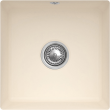 Villeroy & Boch 332502FU Subway 50 SU Ivory Keramikspüle Excenterbetätigung Unterbauspüle 50 cm Unterschrank