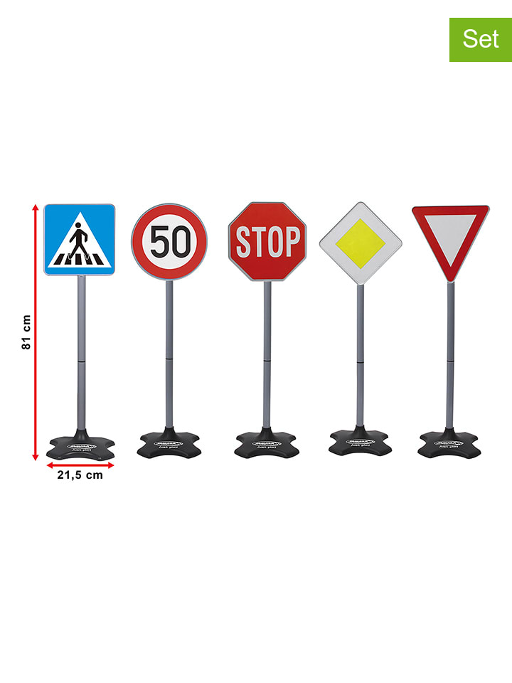 Jamara 25tlg. Verkehrsschildern-Set "Grand A" in Bunt - ab 3 Jahren - onesize