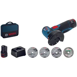 BOSCH Professional Akku-Winkelschleifer-Set 06019F200C