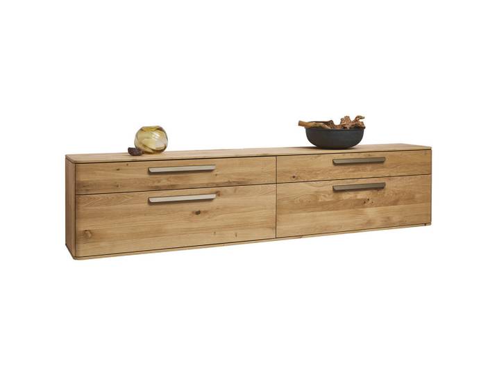 Valnatura Lowboard, Wildeiche, Holz, Wildeiche, massiv, 241.9x53.8x37.1 cm, Typenauswahl, umfangreiches Zubehör erhältlich, Wohnzimmer, Wohnwand, Wohnwand- Serien
