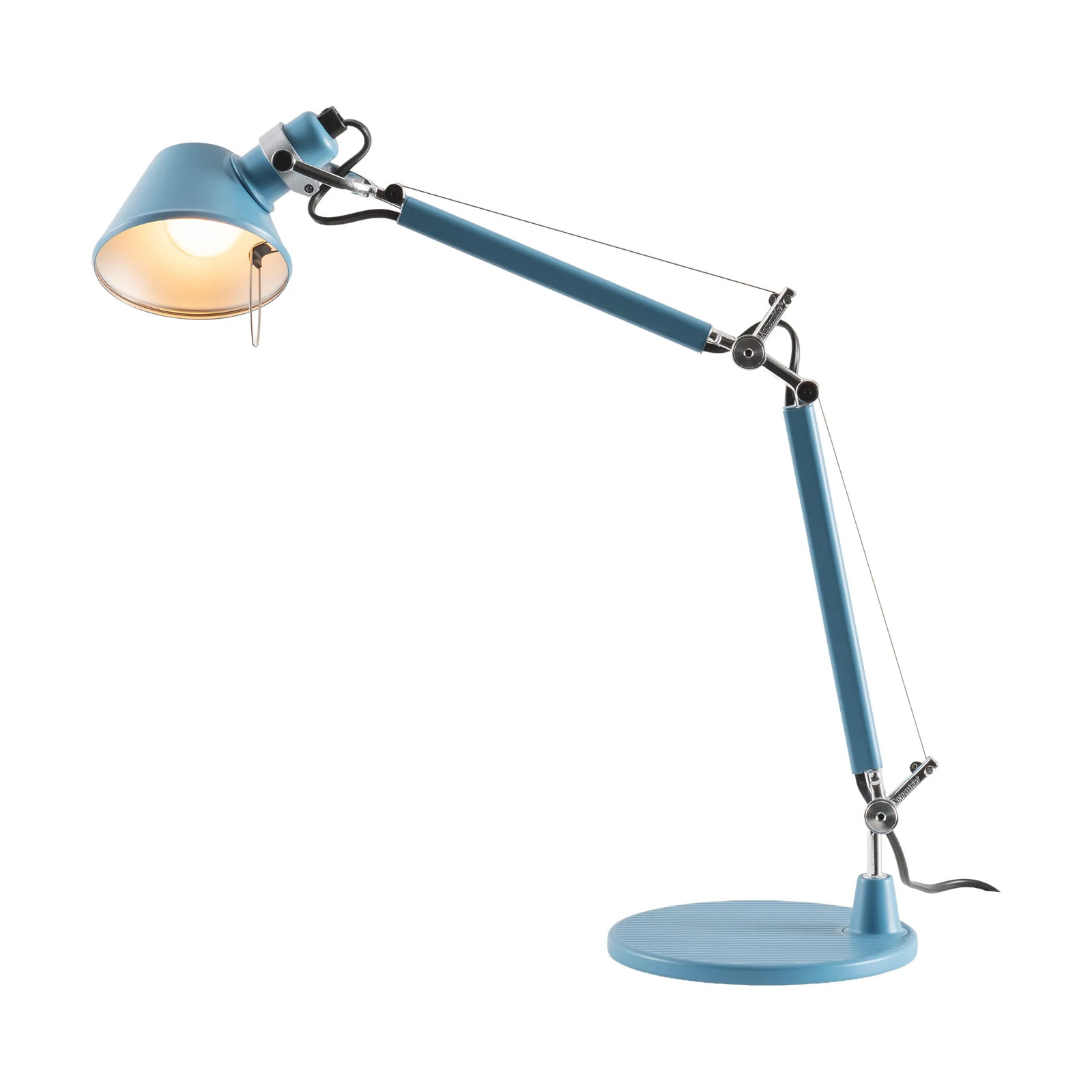 Artemide Tolomeo Micro tafellamp - Lichtblauw - Aluminium