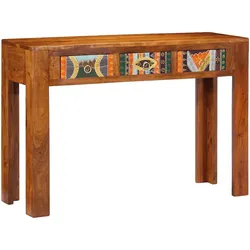 vidaXL Konsolentisch 110x35x75 cm Massivholz Akazie