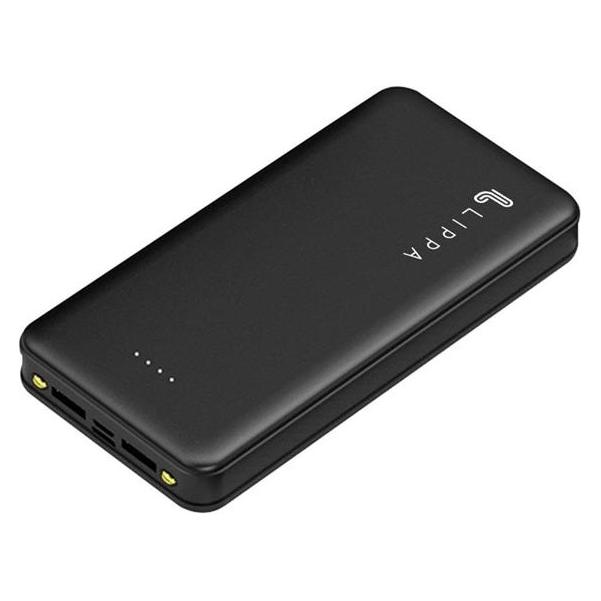 Lippa 20.000 mAh Powerbank 2 x USB-A Output - Black Powerbank (Akku) - schwarz - 20000 Ah (20000 mAh, 5 W) (LPPB20000)