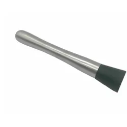 METRO Professional Caipirinha Stößel, Edelstahl / PP, Ø 3.3 x 20.5 cm, silber / schwarz