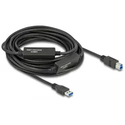 Delock USB A – USB B (10 m, USB 3.2 Gen 2), USB Kabel