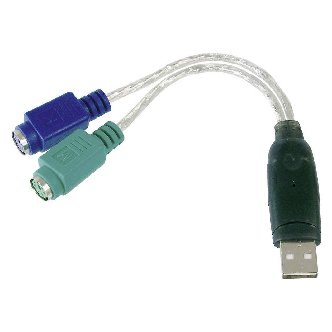 Digitus USB auf PS/2 Adapterkabel (0.10 m) (DA-70118)