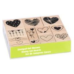 Heyda Motivstempel-Set Herzen (204888674)