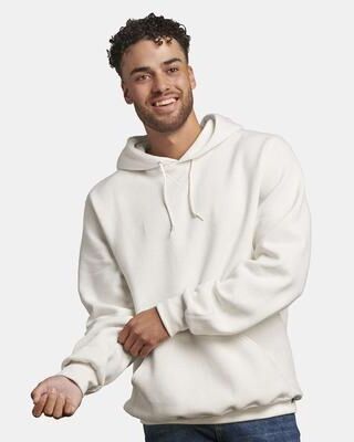 Russell Athletic 695HBM Dri Power Hooded Sweatshirt in Vintage White size 2XL   Cotton Polyester