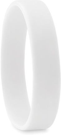 Bracelet personnalisable en silicone silicone blanc