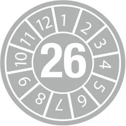 Brady, Etikettenrolle, Inspection Date Labels