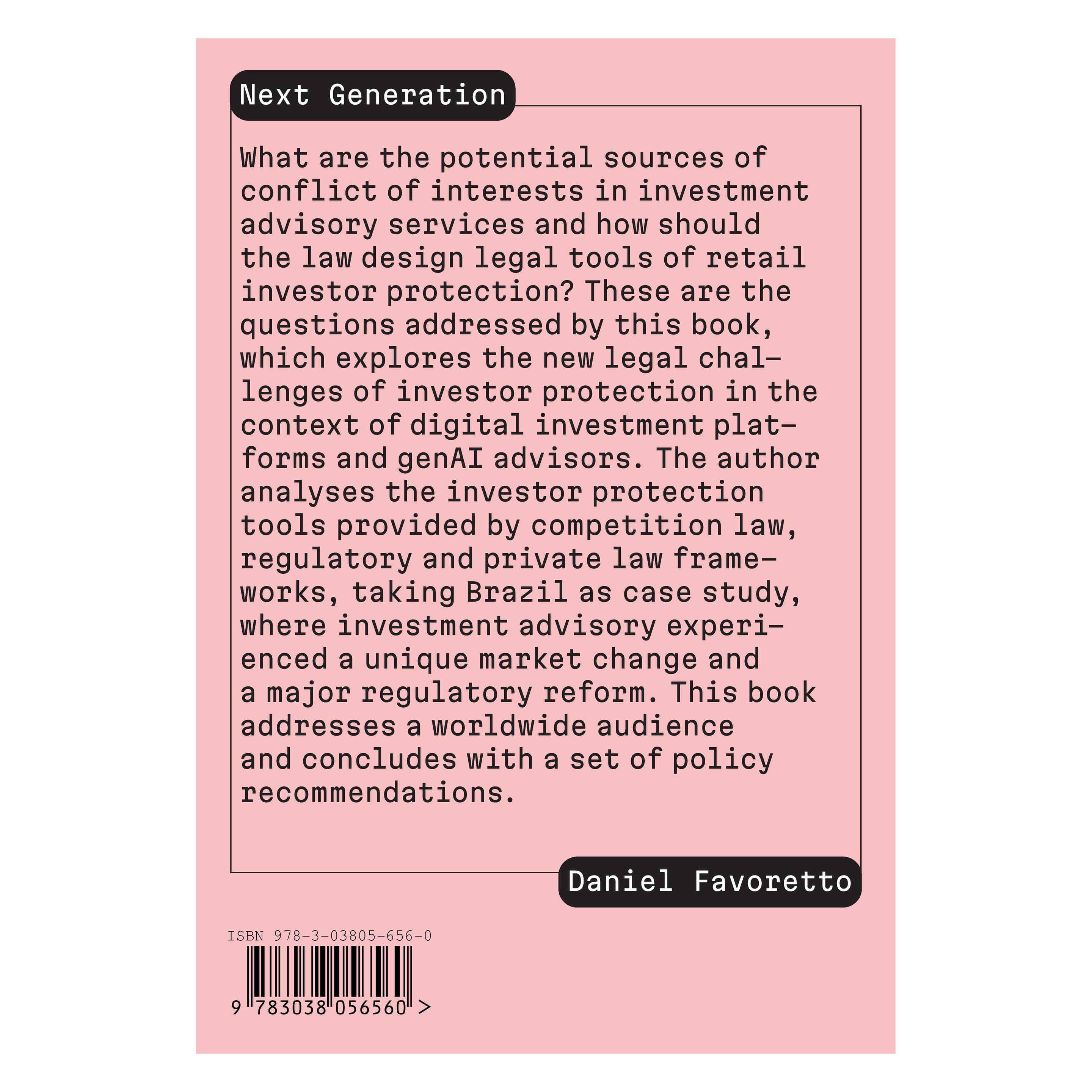 Buch & Netz Conflict of interests in high-tech investment advisory (Englisch, Softcover, Daniel Favoretto) (43034045)
