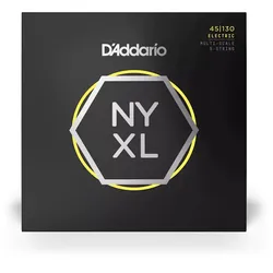 D’Addario NYXL45130MS - NYXL Bass Nickel Wound,  Multi Scale 5-String 45-130 - Saiten E-Bass