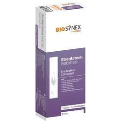 Streptatest Streptokokken-A Schnelltest 2 St Test