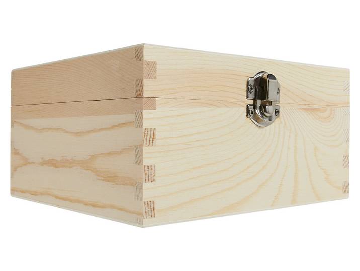 Glorex Holzbox Quadrat 16 × 16 × 8.5 cm