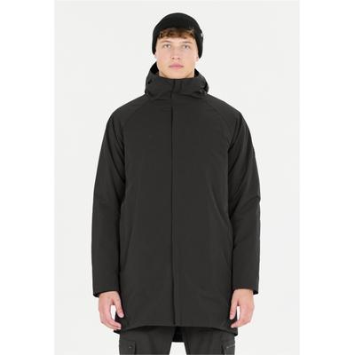 Parka SOS "Boiwa", Herren, Gr. XXL, schwarz, 85% Polyamid, 15% Elasthan, unifarben, normal, ohne Ausschnitt, Jacken Parka, mit innovativer, wasserabweisender Beschichtung