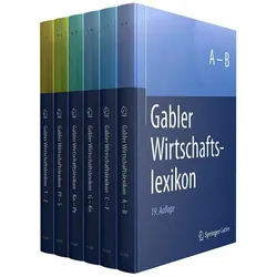 Gabler Wirtschaftslexikon, 6 Teile, Fachbücher von Springer