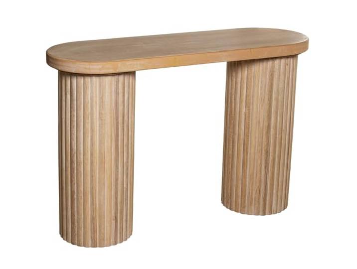 DRW Konsolentisch für den Eingangsbereich, aus MDF-Holz, Natur, 119 x 40 x 81 cm