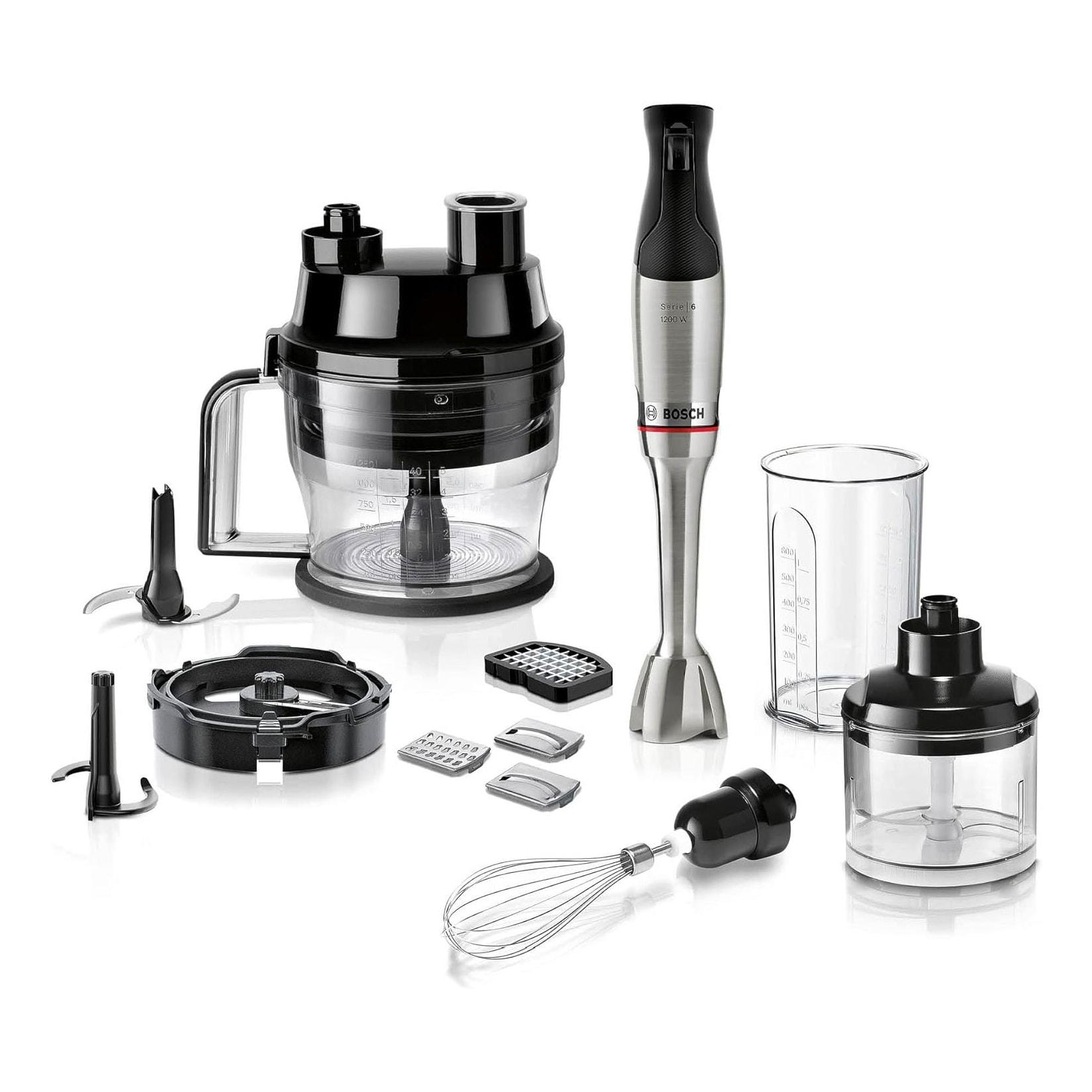 Bosch MSM6M8X1 Serie 6, Stabmixer, ErgoMaster, 1200 W, Edelstahl