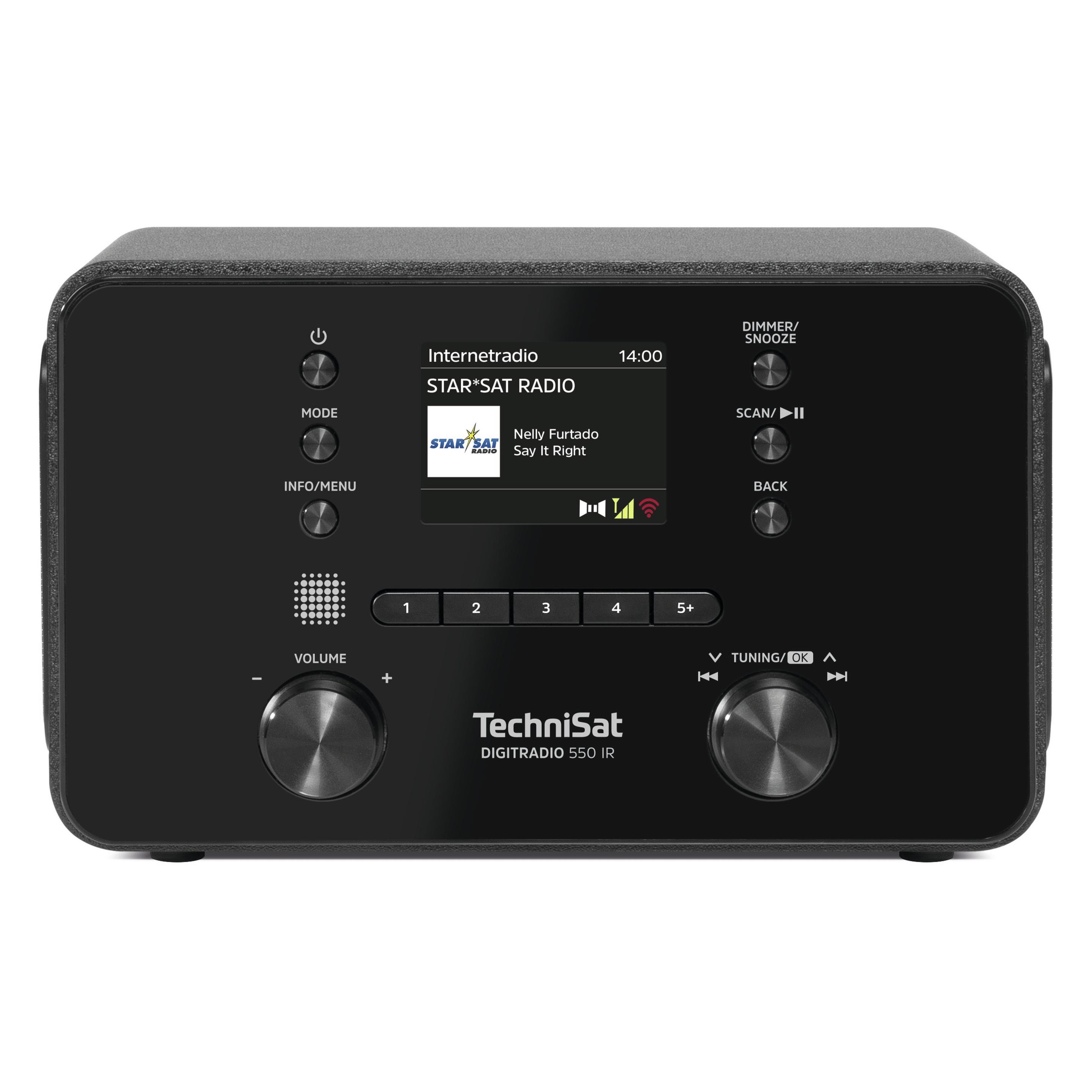 TechniSat DigitRadio 550 IR (DAB+, FM, Internetradio, UNDOK, WLAN) (0000/3995)