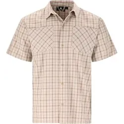 WHISTLER Whistler Herren Hemd Leslies M S-S Check Shirt, Größe XL in Beige 801