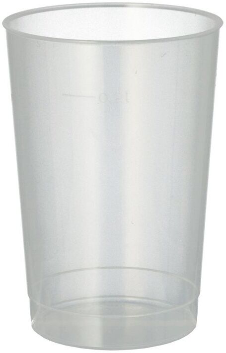 PAPSTAR Plastglas återanvändbara 20cl 40/fp