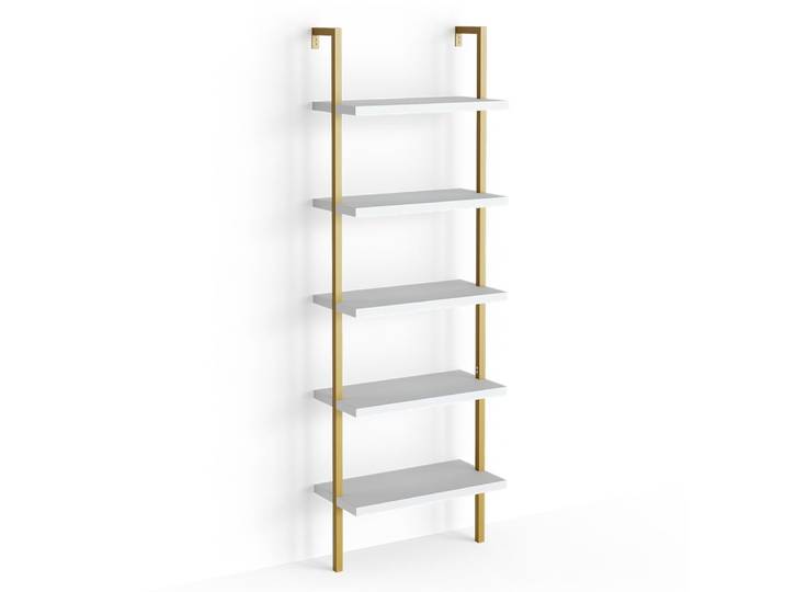 Étagère échelle , blanc 60 x 183cm