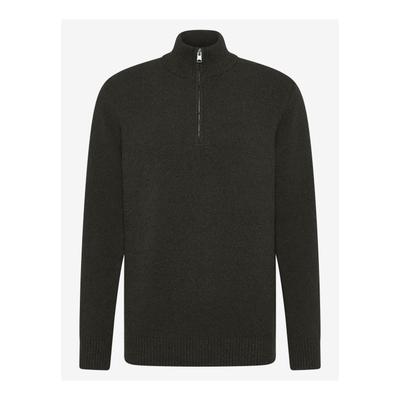 Troyer BENVENUTO. "BENVENUTO. Pullover ALVARO", Herren, Gr. S, chocolate, Casual, regular fit, Pullover Troyer, mit weichem Strickmaterial
