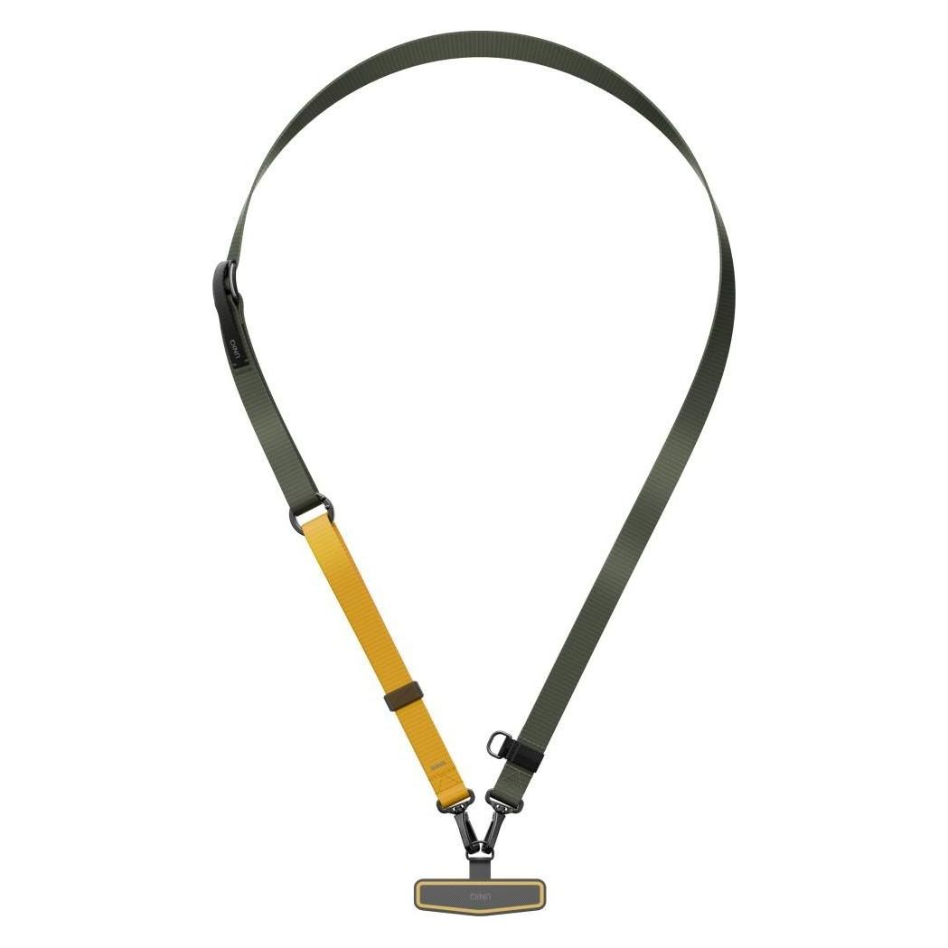 Uniq Phone Lanyard Vista Flex 2-in-1 deep forest/canary yellow (76699893)