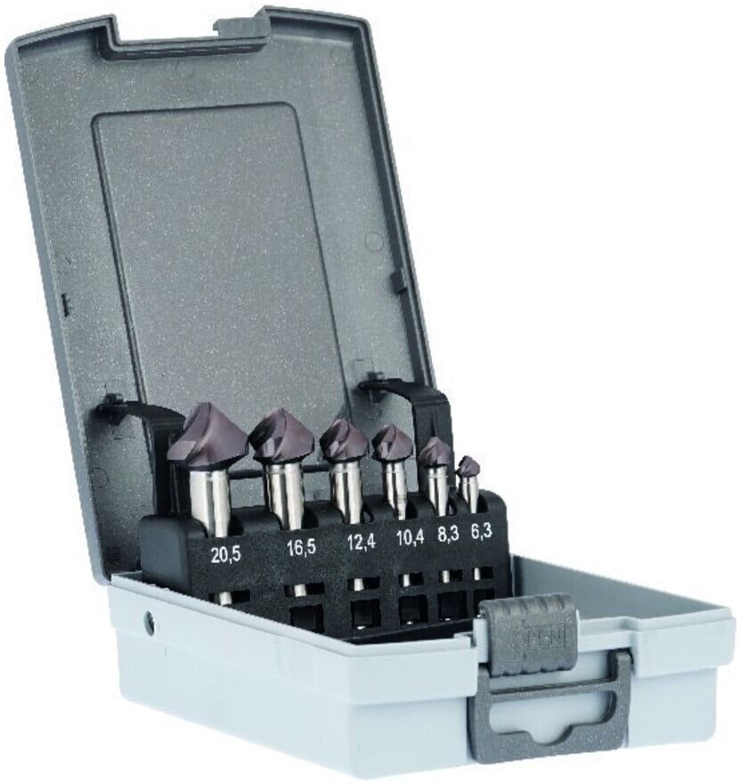 GÜHRING Kegelsenker-Set SpyroTec HSCO spiralisiert C 90G zylindrisch 6,3 - 25,0mm TiAlN (9055380020000)