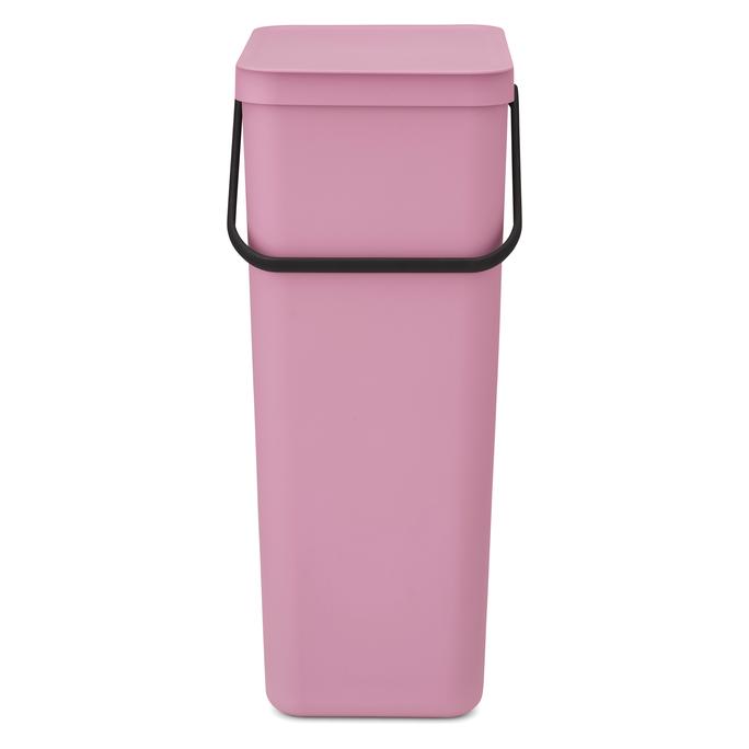 Brabantia Recyclingbehälter Sort & Go 40 l, Rosa (40 l) (255526)
