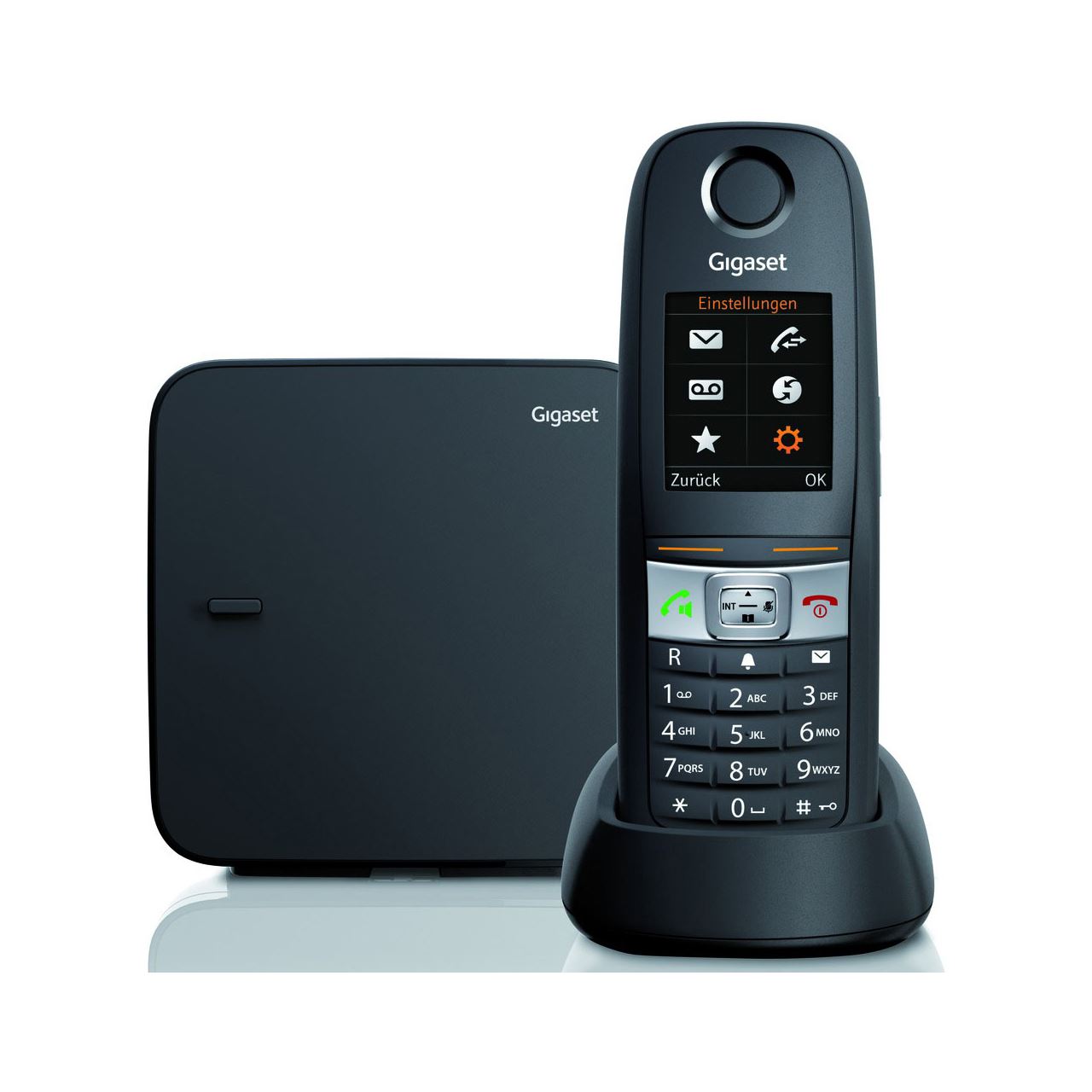 GIGASET Funktelefon sw graphisch f.Wandmont 310h 840min HeadSetAnschl SMS (GIGASETE630)