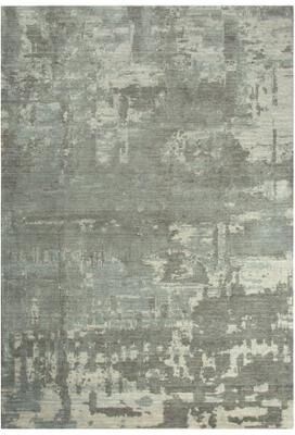 NAVATEXTURA Euphoria Grey Abstract Wool Rug